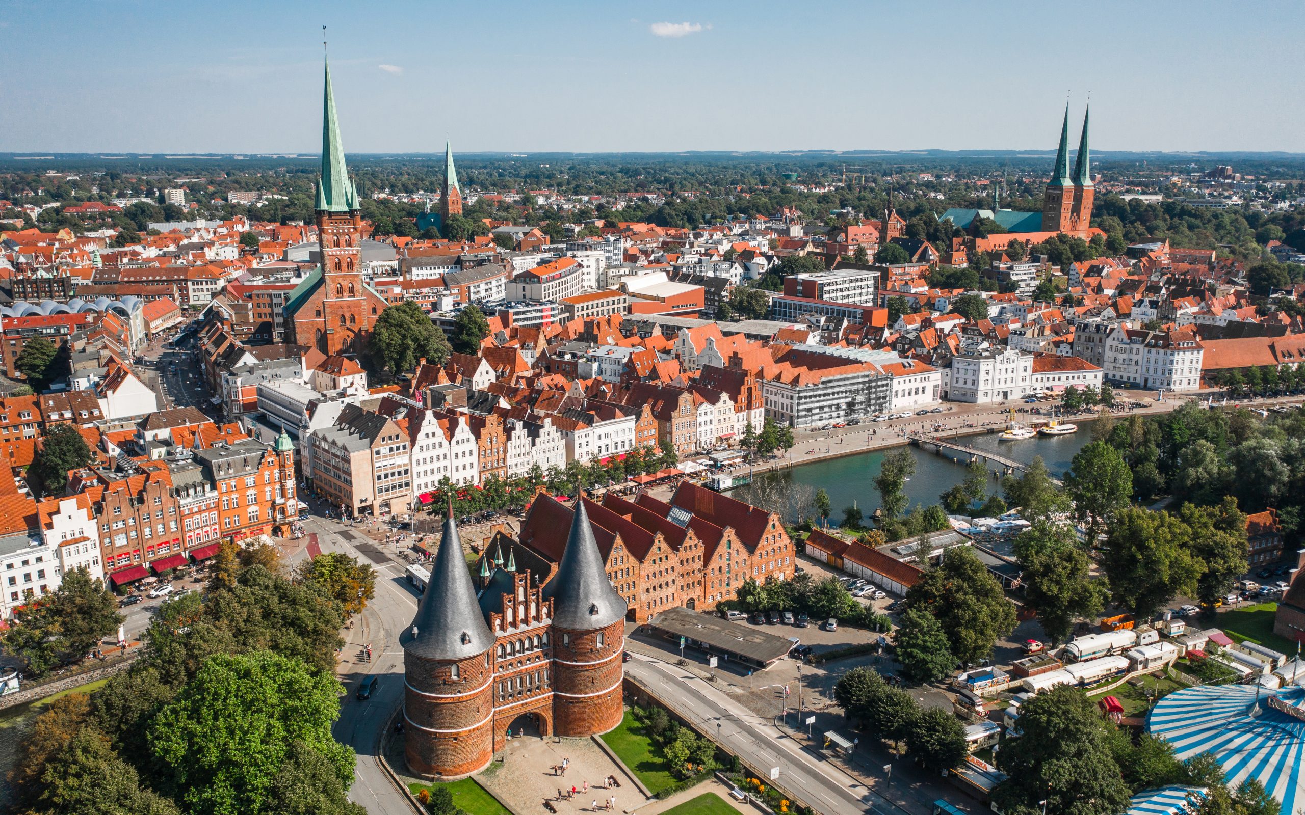 Luftbild Lübeck